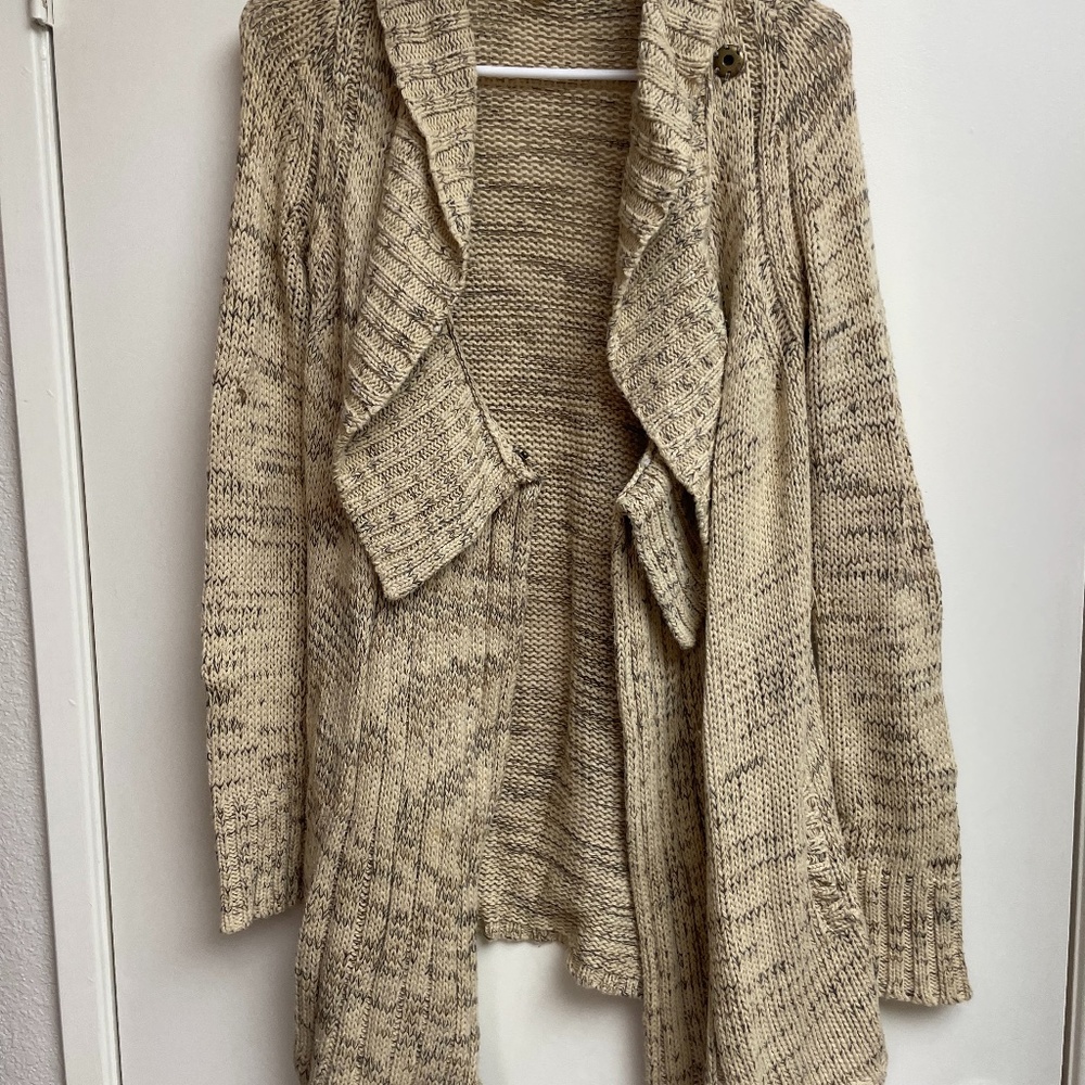Anthropologie cowl neck/open cardigan